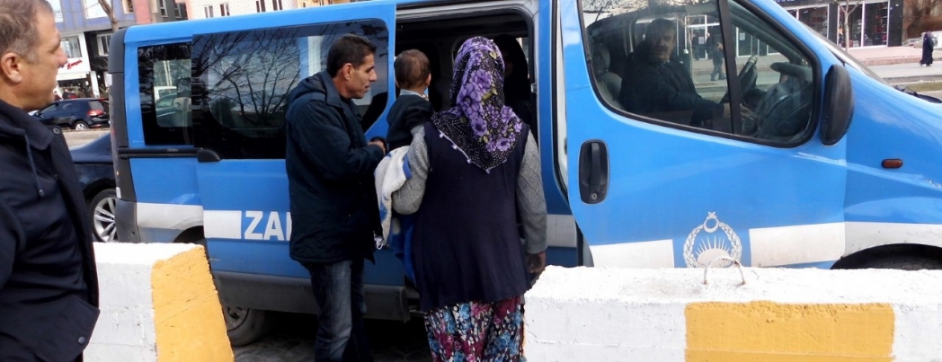 Zabıta ekiplerinden dilencilere müdahale