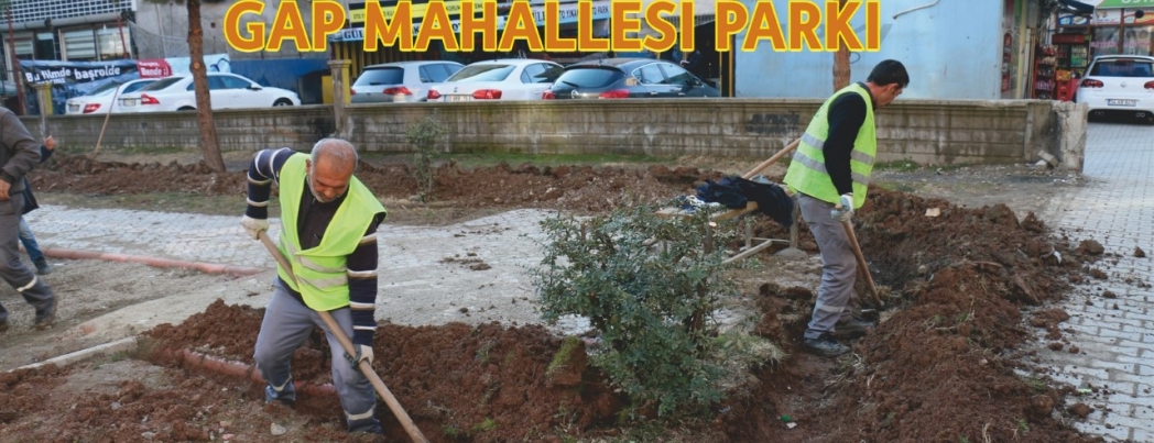 Parklara otomatik sulama sistemi döşeniyor