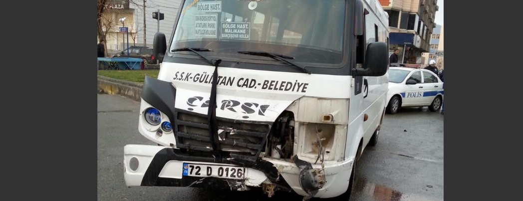 Batman\'da maddi hasarlı trafik kazası