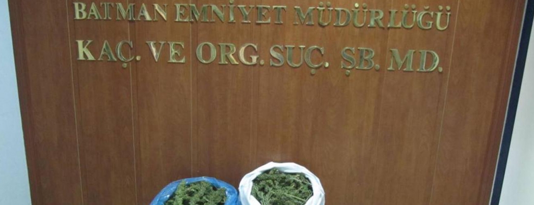 İş yerinde uyuşturucu ele geçirildi