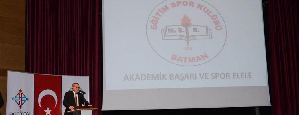 Batman\'da “Akademik başarı ve spor elele” programı düzenlendi