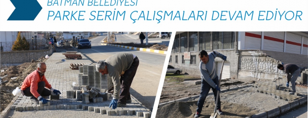 Parke serim çalışmaları devam ediyor
