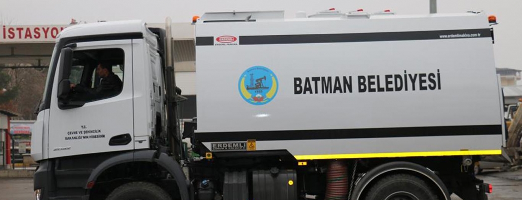 Batman\'da temizlik filosuna yeni araçlar eklendi