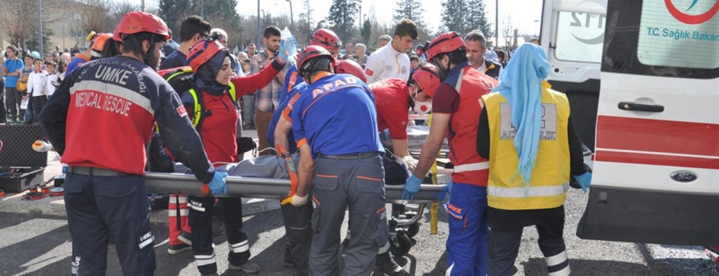 Gerçeği aratmayan tatbikat nefes kesti