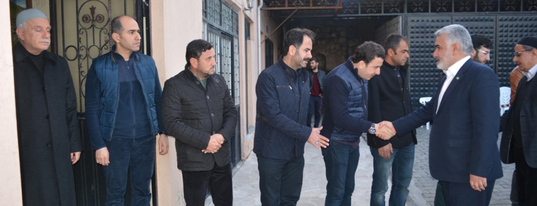 Yapıcıoğlu Hamidi ailesine taziye ziyaretinde bulundu