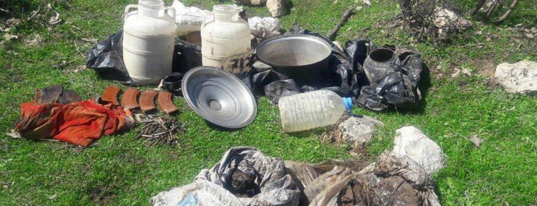 PKK\'ye ait sığınak imha edildi
