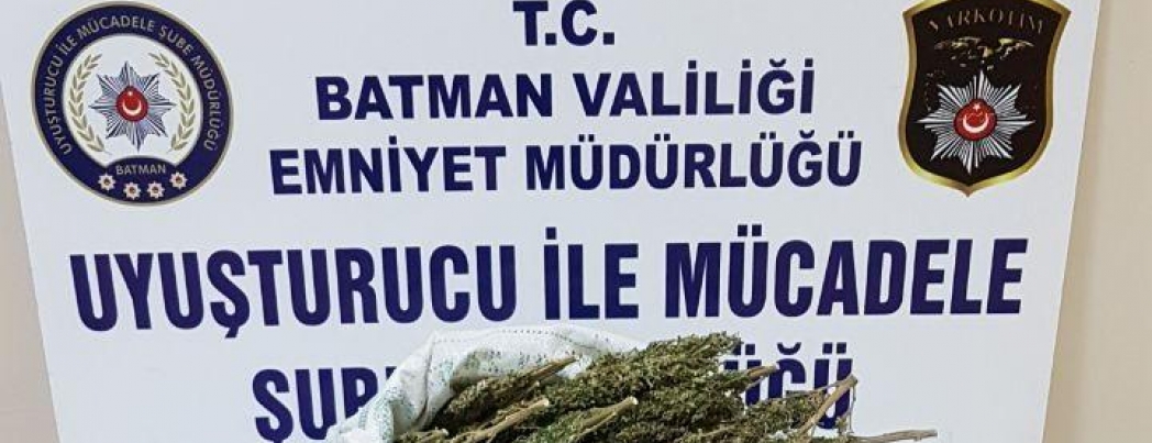 Batman\'da 3 kişi uyuşturucudan gözaltına alındı