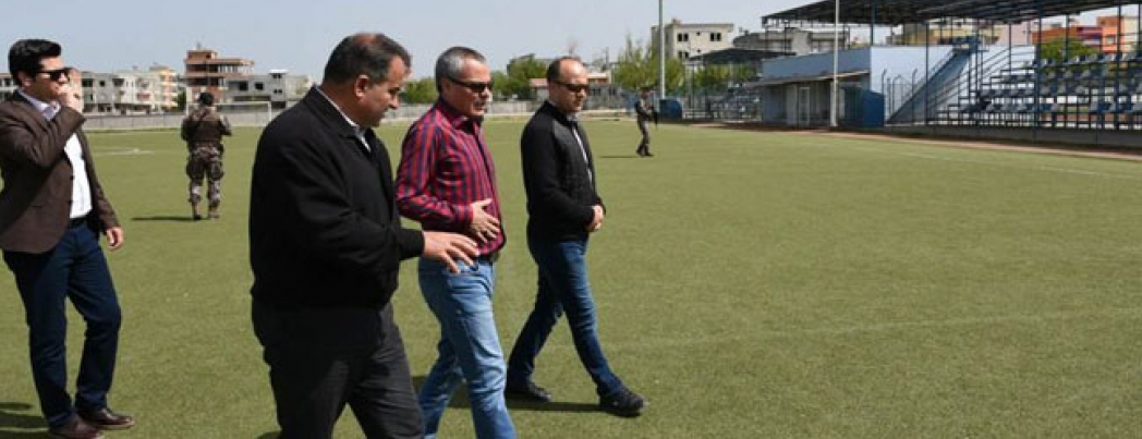 Vali Deniz, Spor Yatırımlarında İncelemelerde Bulundu