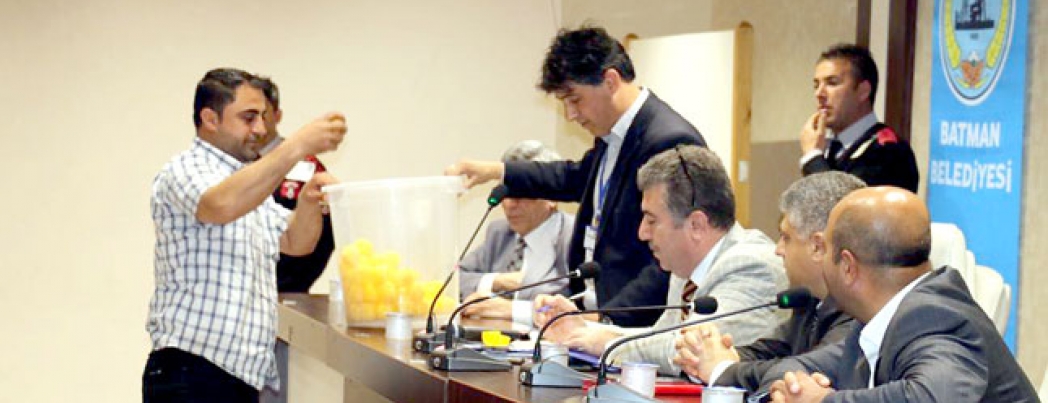 Şoför adayları kura ile belirlendi