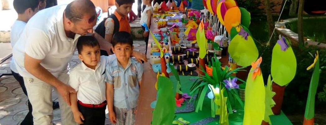 Anaokulu öğrencilerinden yıl sonu sergisi