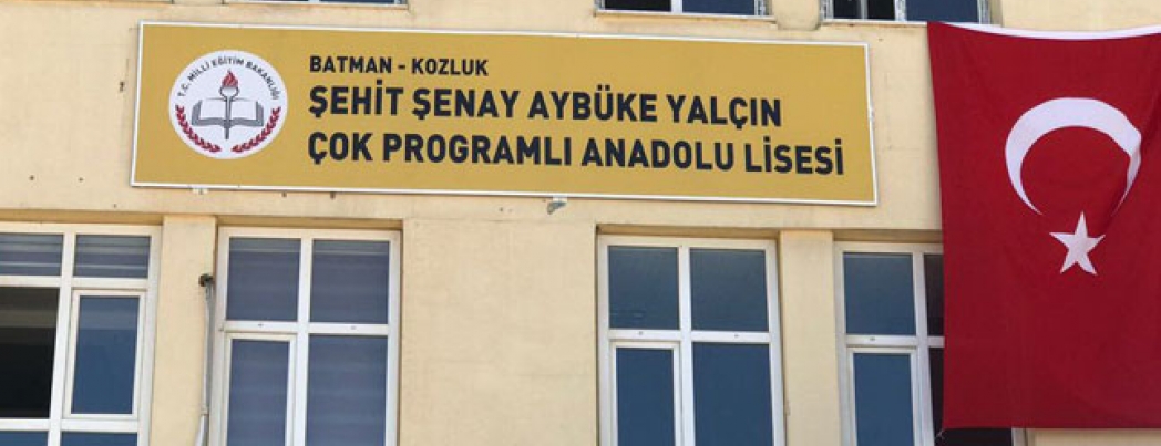Şehit Aybüke Öğretmenin Adı Görev Yaptığı Okula Verildi