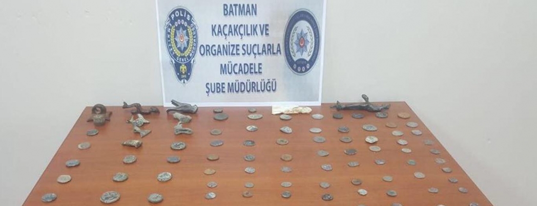 Batman\'da çok sayıda tarihi eser ele geçirildi
