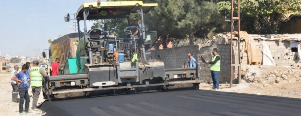 Korik Mahallesi’ne 2 bin 700 ton asfalt