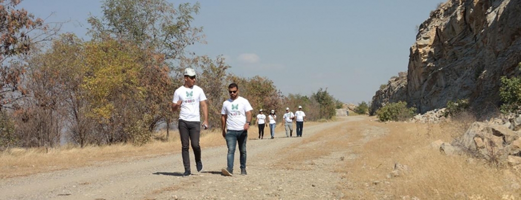 Malabadi Tabiat Parkı\'nda doğa yürüyüşü yapıldı