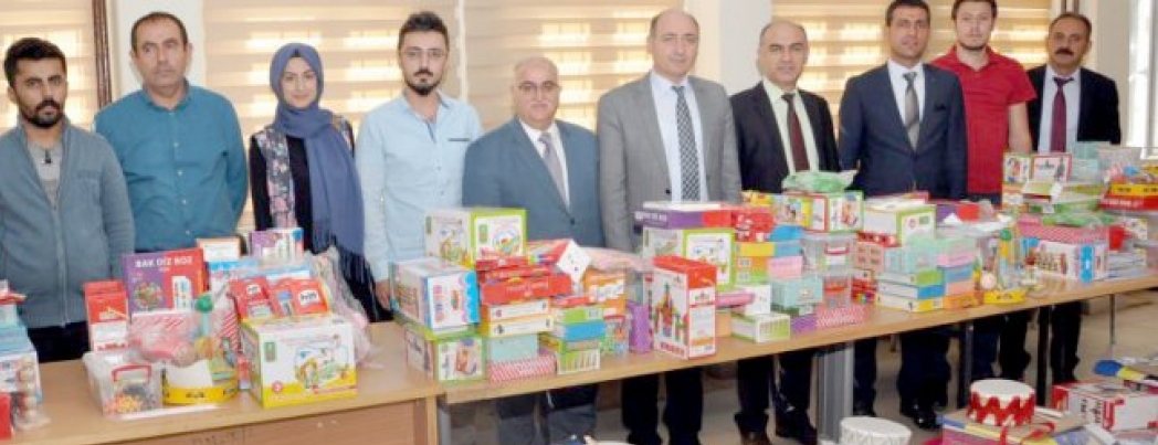 Özel eğitim sınıflarına eğitim malzemeleri dağıtıldı