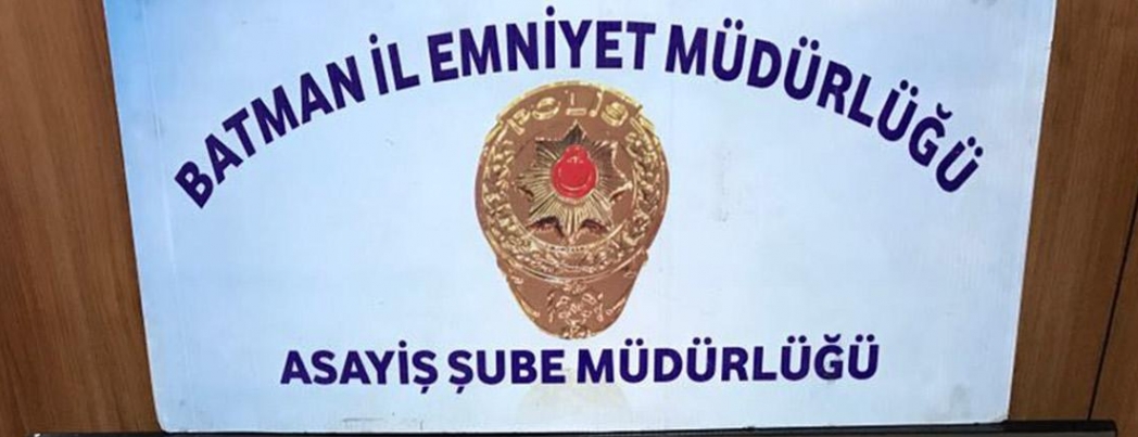Batman\'da hırsızlık şüphelisi bir kişi gözaltına alındı