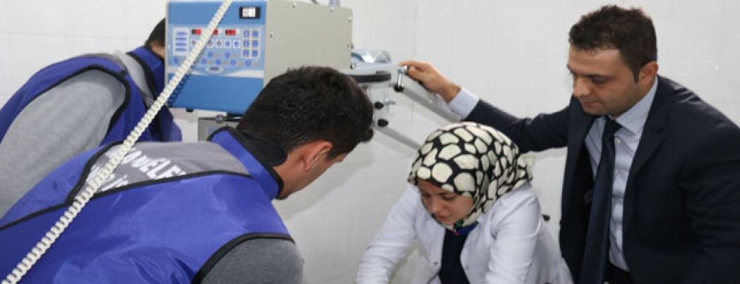 Hayvanlara özel röntgen cihazı