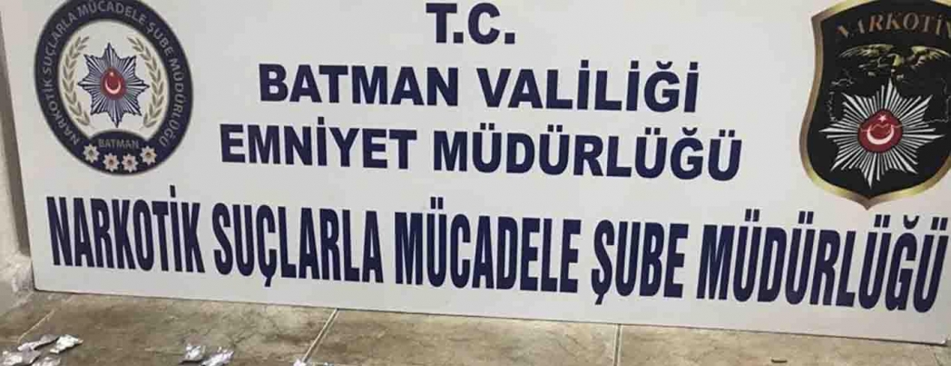 Batman\'da metamfetamin ele geçirildi