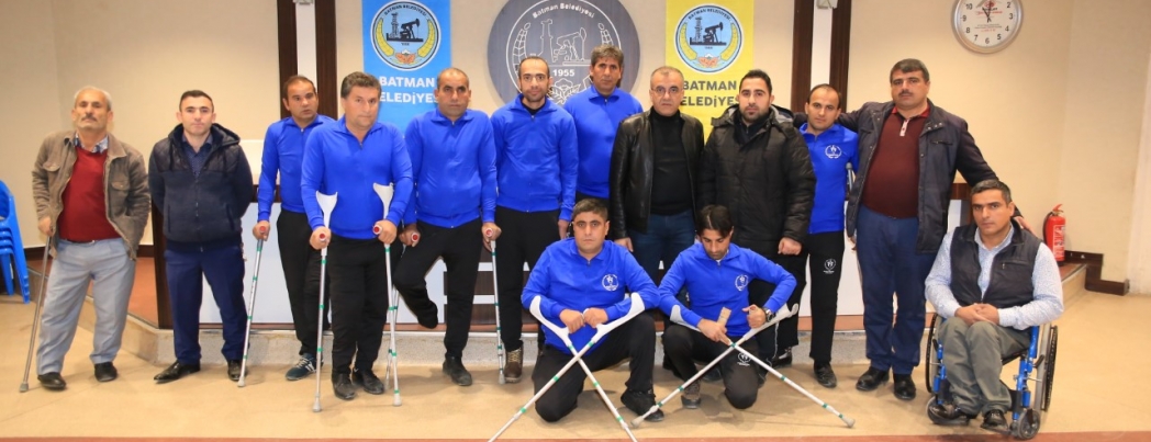 AMPUTE FUTBOL TAKIMI’NDAN ŞAHİN’E ZİYARET