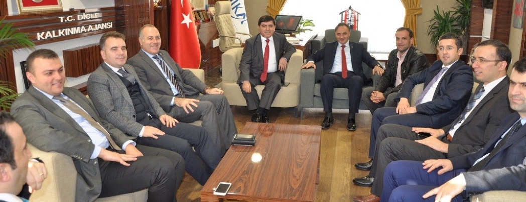 GAP Başkanı ile Kaymakamlar  DİKA’yı Ziyaret Etti