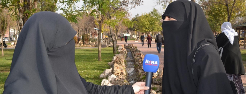 \"Peçeli ve pardösülü bir şekilde okumak en büyük hakkımızdır\"