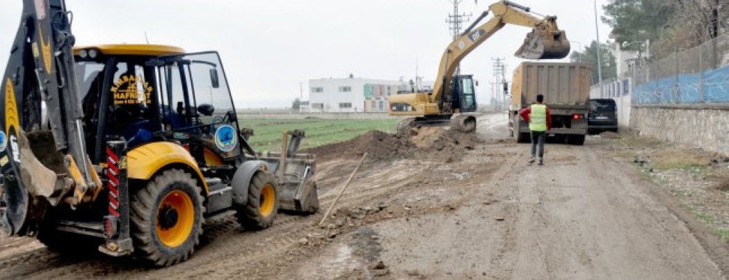İkiztepe yolu genişletiliyor