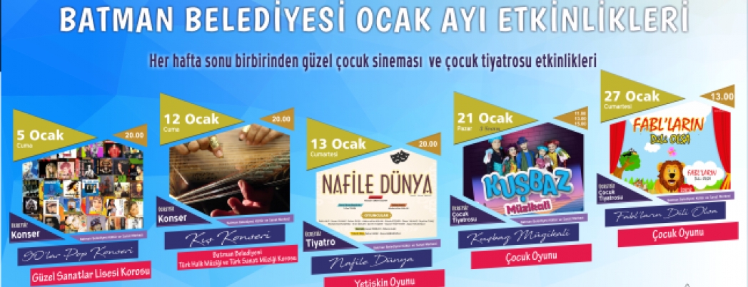 YENİ YILA YENİ ETKİNLİKLERLE BAŞLIYORUZ