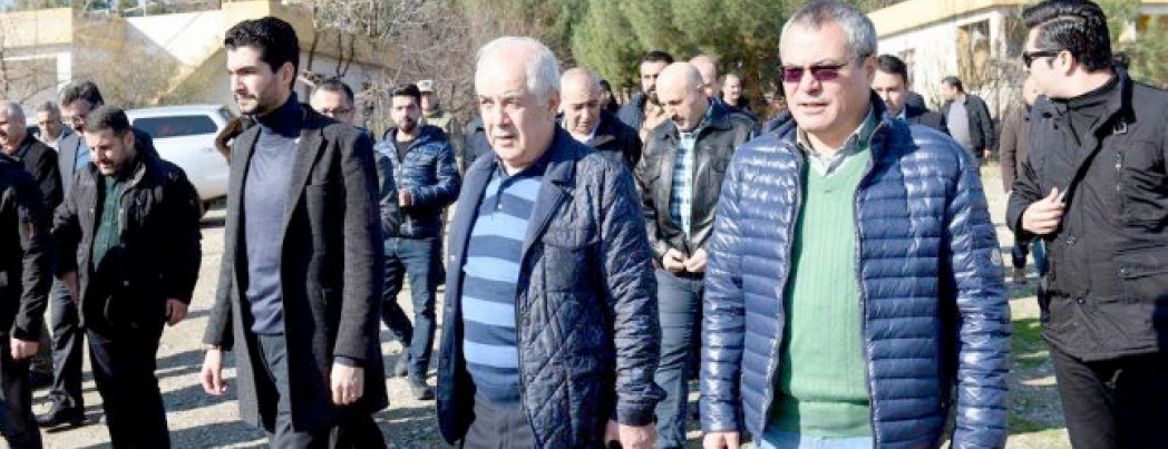 Vali Deniz ile Milletvekili Hamidi Köy Ziyaretinde