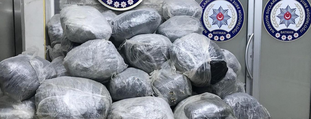 Batman\'da 459 kilo esrar ele geçirildi