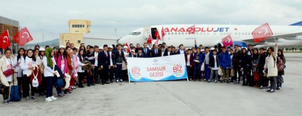 8. öğrenci kafilesi Samsun\'a uğurlandı