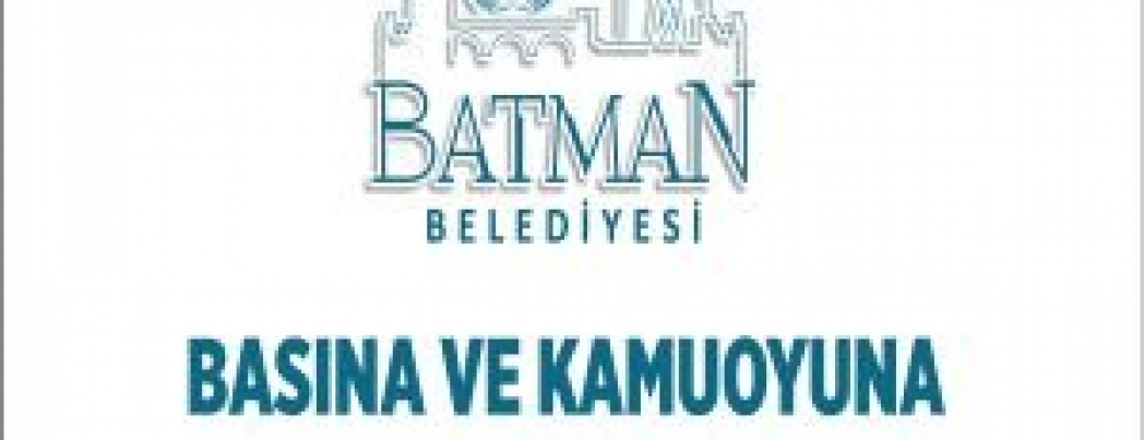 Batman Belediyesi\'nden \"sahte hesap\" açıklaması