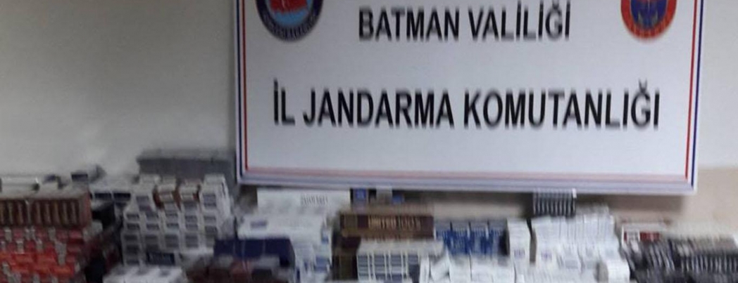 Batman\'da gümrük kaçağı sigara ele geçirildi