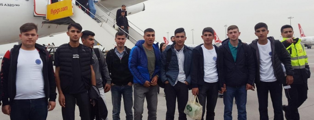 Öğrenciler staj için Avrupa\'ya gittiler