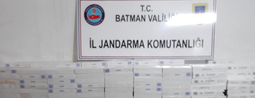 35 bin paket kaçak sigara ele geçirildi