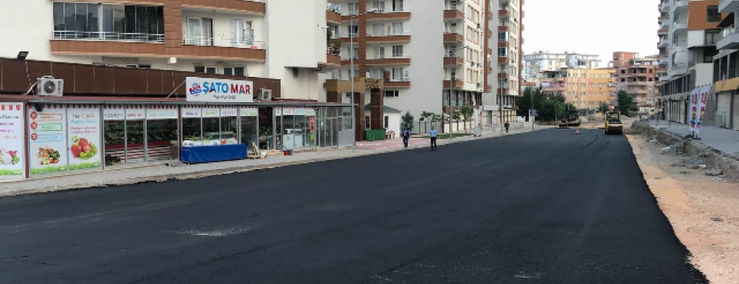 İstikbal Caddesine 2500 ton asfalt