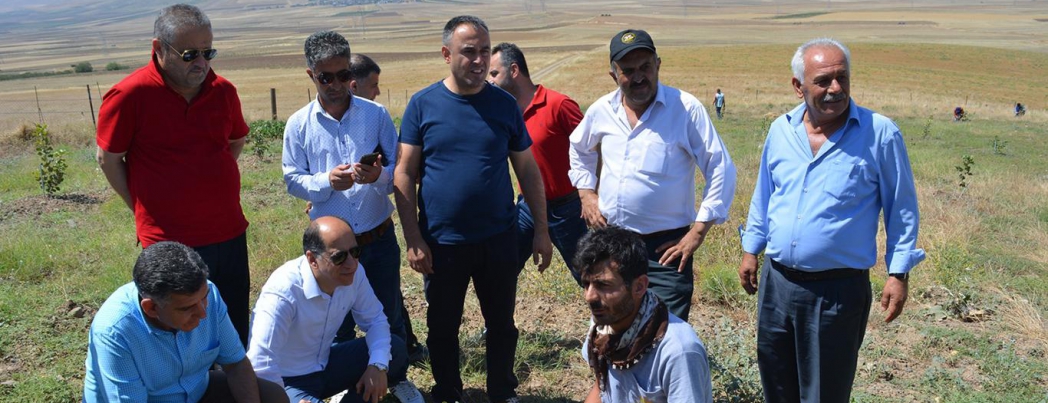 Fıstık çöğürü aşılaması yapıldı