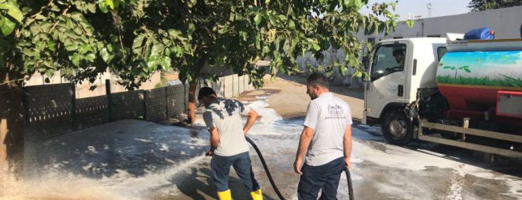 Temizlik çalışmaları aralıksız devam ediyor