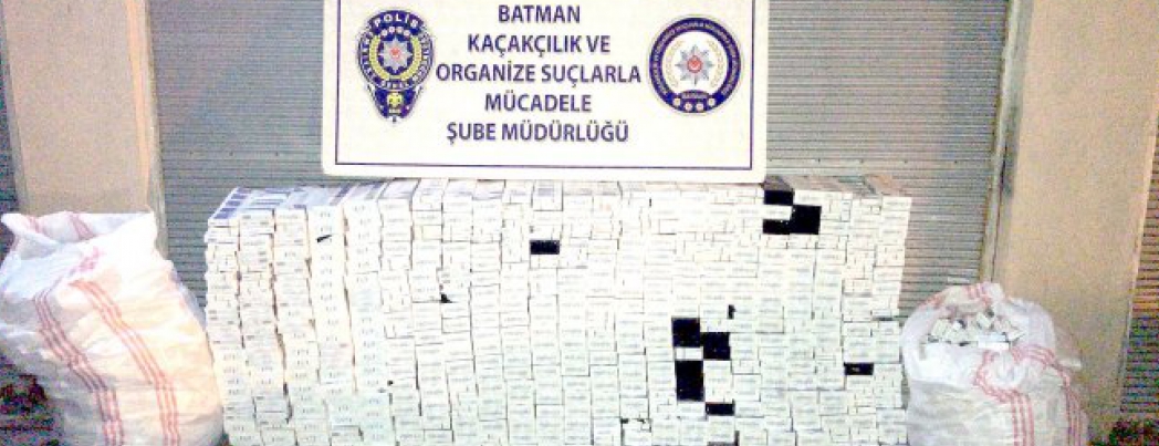 Kaçak sigara ve tütün ele geçirildi