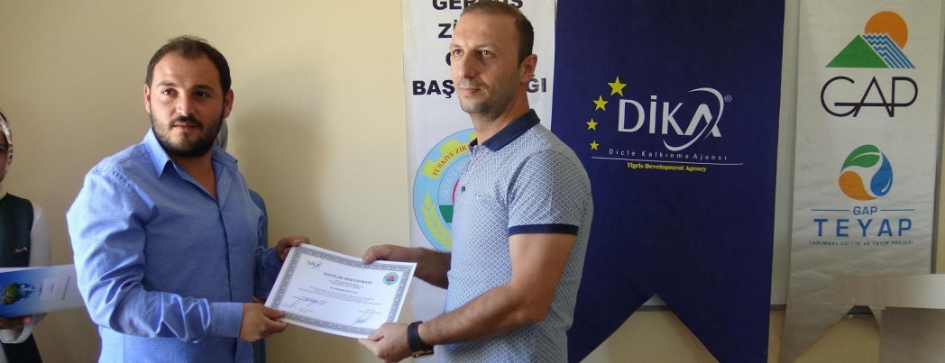Çiftçilerin Eğitimi Tamamlandı