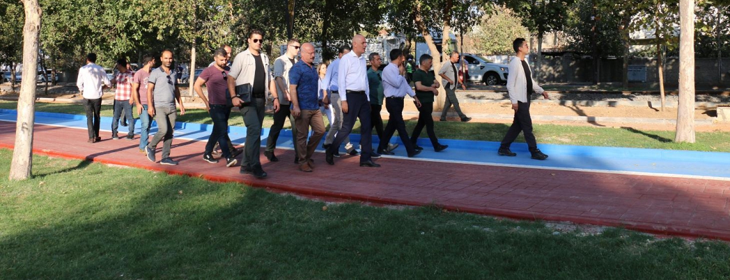 AKSOY KİNE EM PARKINDA İNCELEME YAPTI