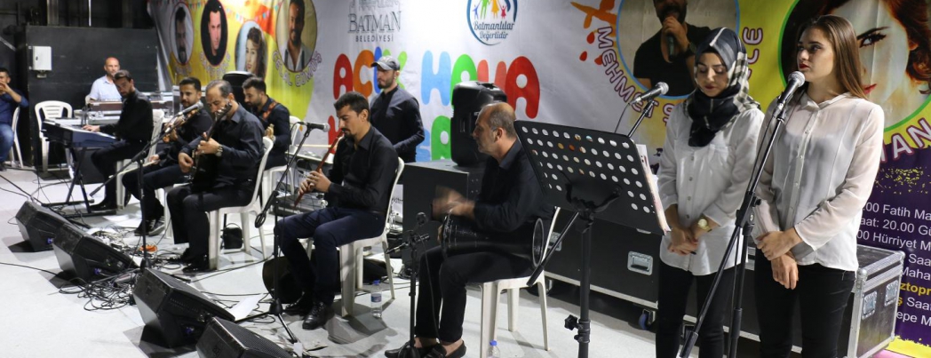 Gültepeliler Açık Hava Konseri İle Eğlendi