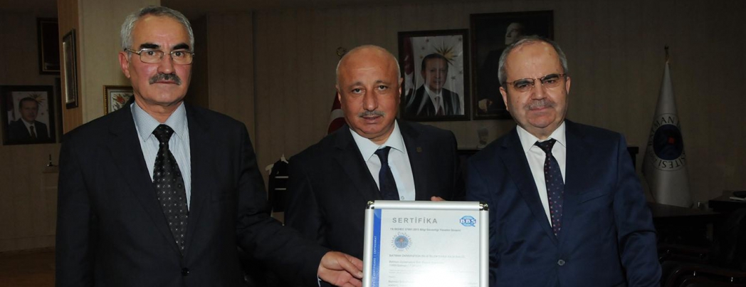 BÜ Bilgi Güvenliği Yönetim Sistemi sertifikası aldı
