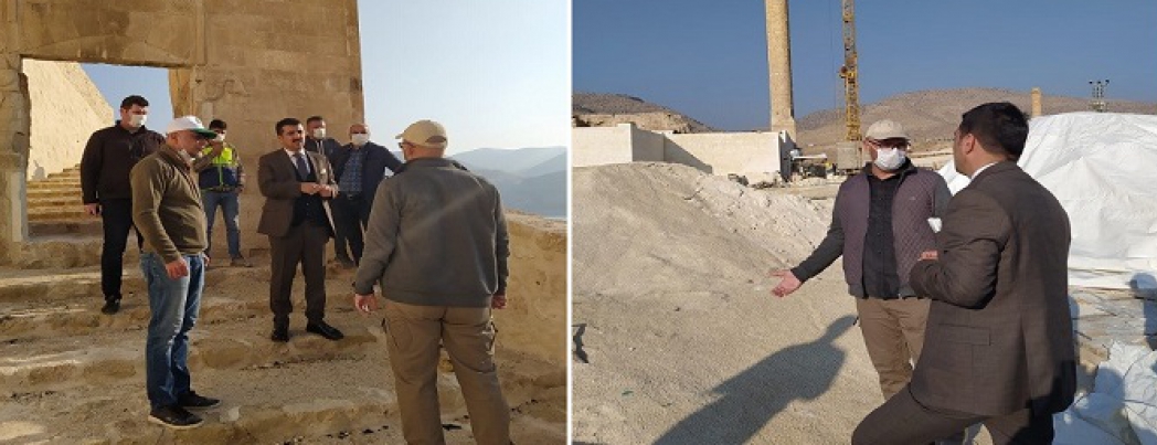 HASANKEYF  ARKEOPARK’TA RESTORASYON SÜRÜYOR
