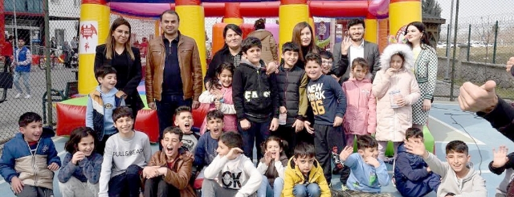 Depremzede çocuklar için etkinlik düzenlendi