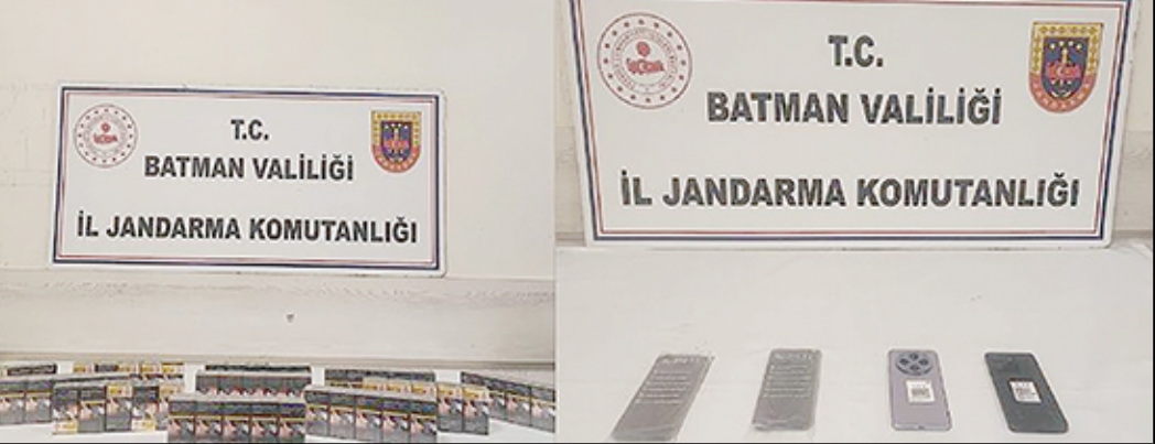 KAÇAK TELEFON VE SİGARALARA EL KONULDU