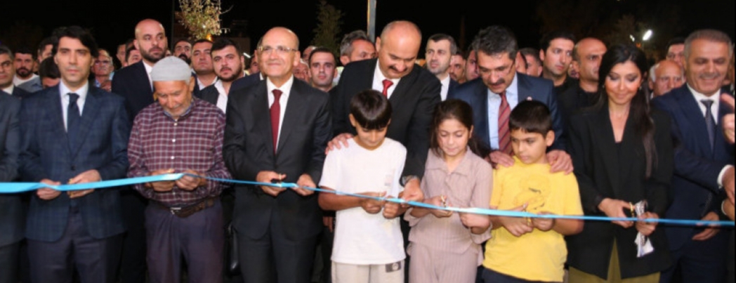 İLUH BULVARI’NIN AÇILIŞINI BAKAN ŞİMŞEK GERÇEKLEŞTİRDİ