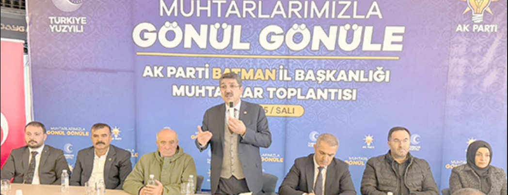 NASIROĞLU “BATMAN’A OTANTİK TURİZM VE YENİ KONUTLAR GELİYOR”