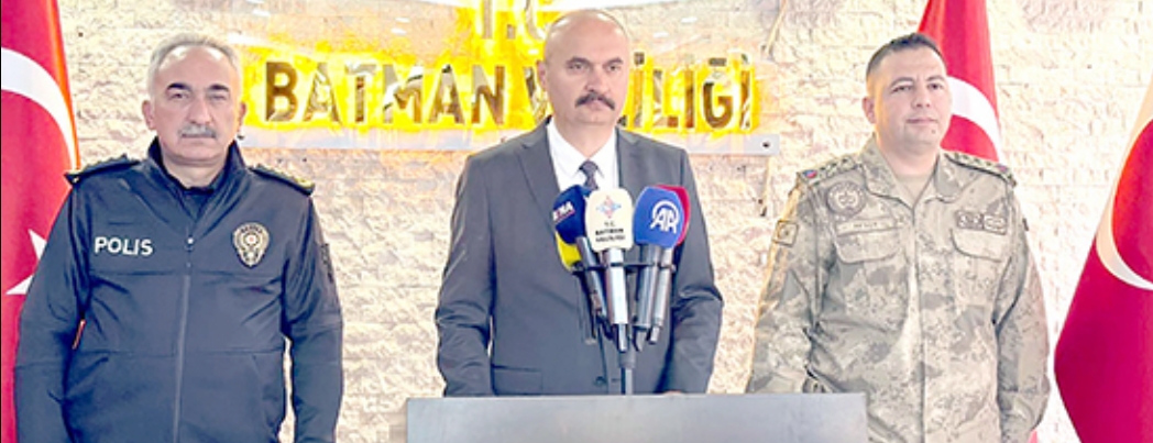 VAL� CANALP �BATMAN�DA SU� AZALIYOR, G�VEN ARTIYOR�