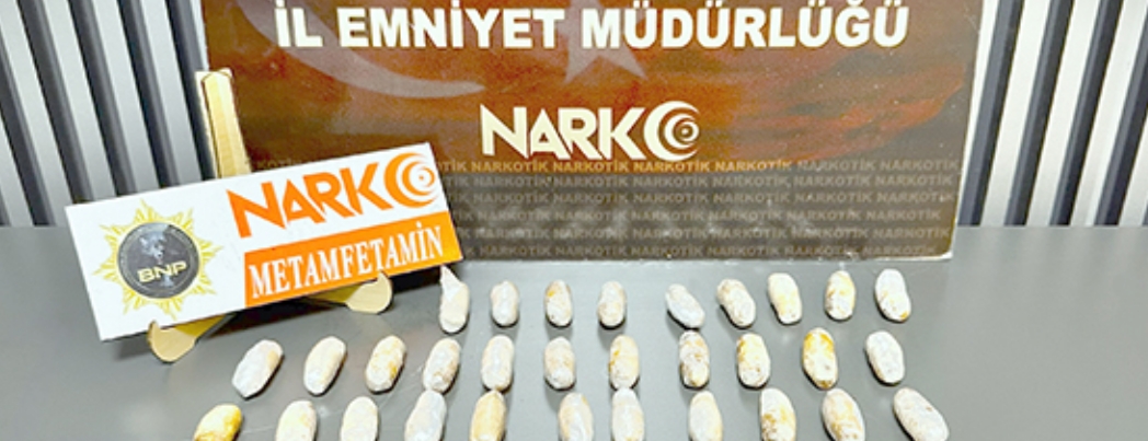 472 GRAM METAMFETAMİN ELE GEÇİRİLDİ
