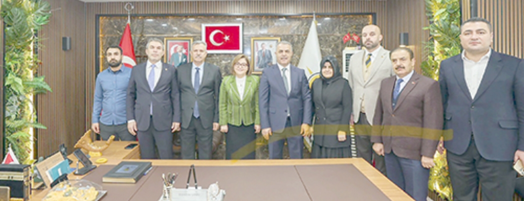 FATMA ŞAHİN’DEN AK PARTİ İL BAŞKANLIĞI’NA ZİYARET